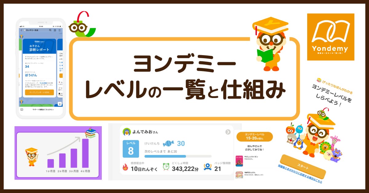 ヨンデミーのレベルとは？一覧と仕組みを解説